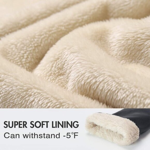 Women Leather Gloves Touch Screen Warm Winter Lambskin Cashmere Small - Picture 5 of 5